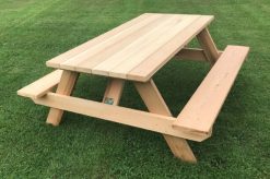 ahşap piknik masası